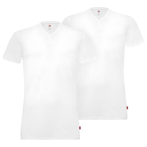 LEVI´S UNDERWEAR V Neck T-Shirt 2 Units