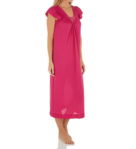 Shadowline Long Cap Sleeve Nightgown - 32510