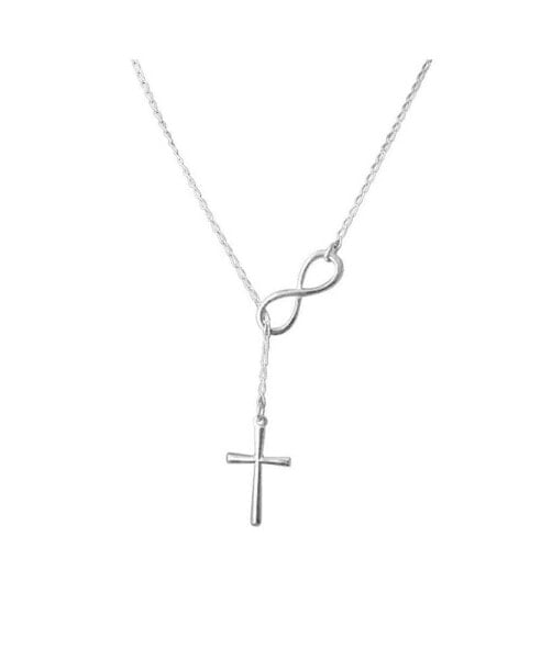 Hollywood Sensation infinity Cross Necklace