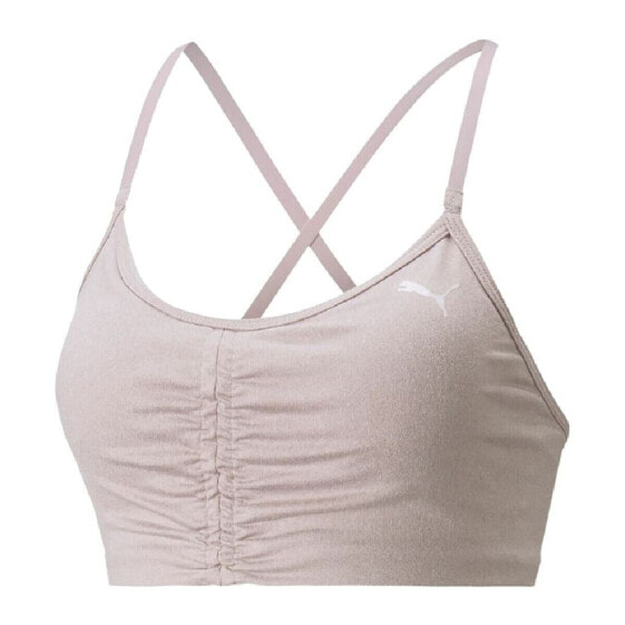 Sports Bra Puma Low Impact Studio Foundation Grey Light mauve