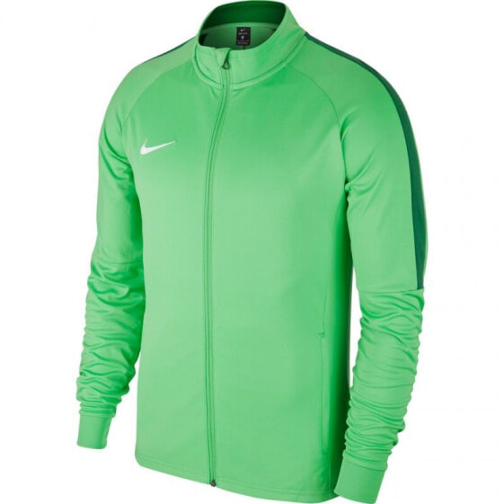 Мужская олимпийка спортивная на молнии зеленая Nike Dry Academy 18 Knit Track M 893701-361
