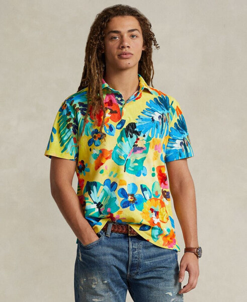 Рубашка мужская Polo Ralph Lauren Classic-Fit Floral Mesh Polo Shirt