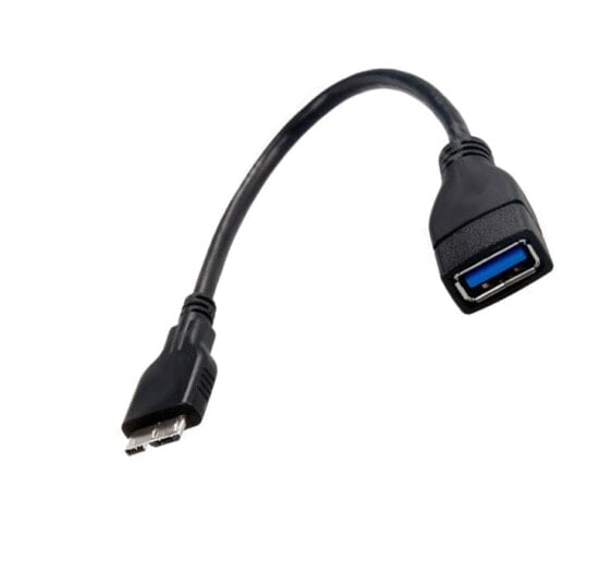 ALLNET USB_3.0_OTG_MICRO_ADAPTER - 0.15 m - USB A - Micro-USB B - USB 3.2 Gen 1 (3.1 Gen 1) - Black