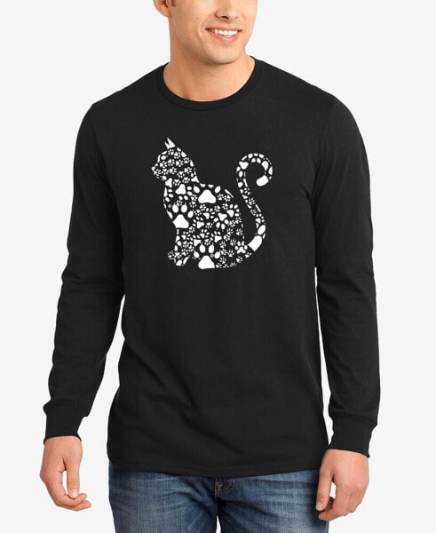 Cat Claws - Men's Word Art Long Sleeve T-Shirt