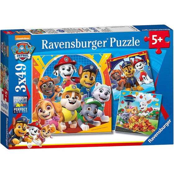 RAVENSBURGER 3X49 Pieces Paw Patrol Puzzle