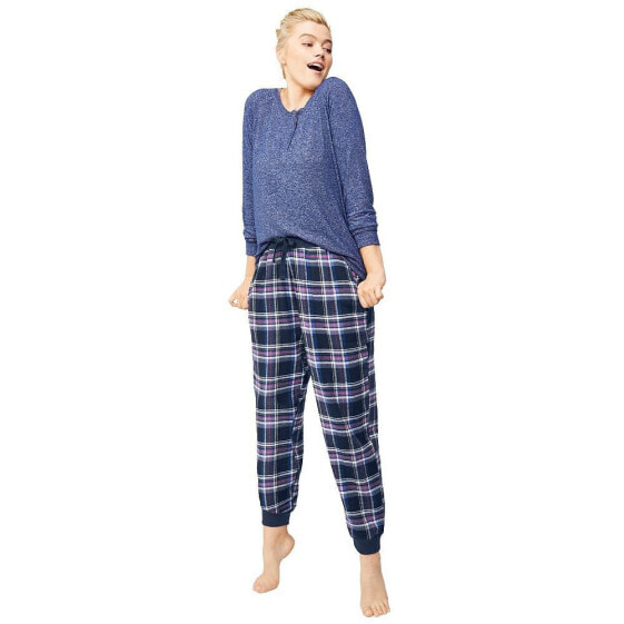 Plus Size Plaid Flannel Sleep Pants