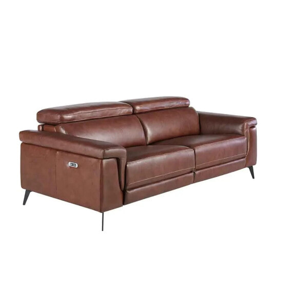 3-Sitzer-Sofa, gepolstert mit Rindsleder