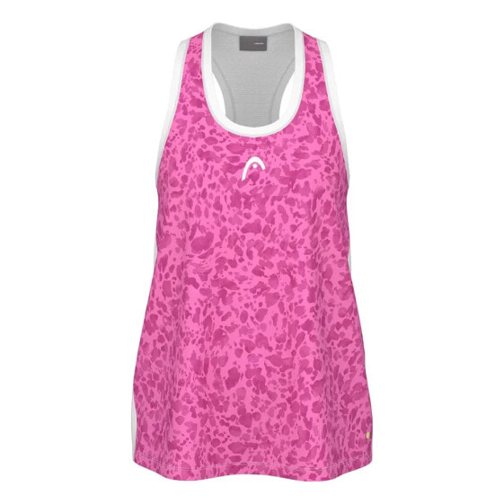 HEAD RACKET Print Vision / Vivid Pink sleeveless T-shirt