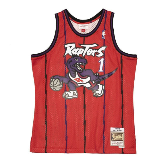 Mens Mitchell & Ness NBA RELOAD SWINGMAN JERSEY - RAPTORS 1998 TRACY MCGRADY