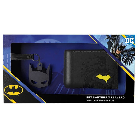 BATMAN Premiem Set Of Wallet And Keyring