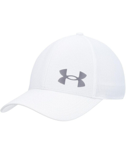 Men's White Flawless Performance Flex Hat