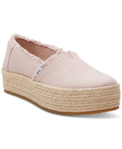 Women's Valencia Canvas Platform Espadrilles