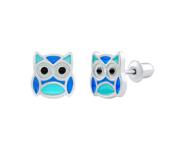 Hedwig owl silver earrings DCC2056214E