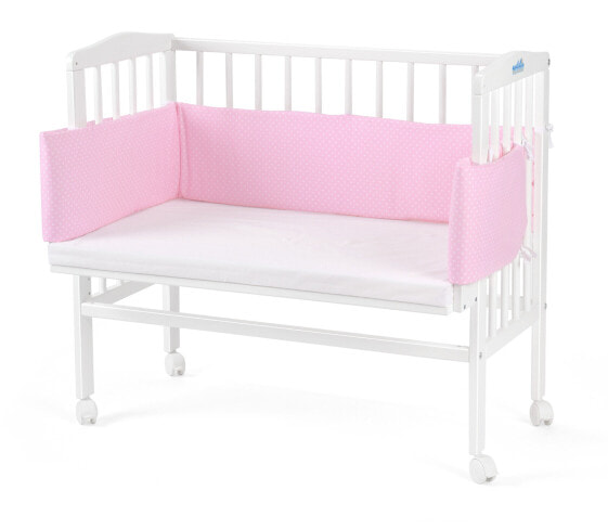 Baby Beistellbett WHITE mit Nestchen