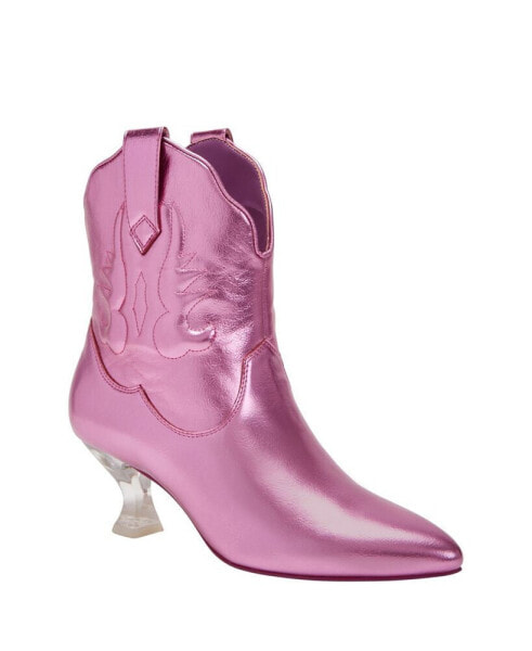 Women's The Annie-O Lucite Heel Booties