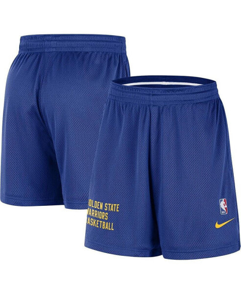 Men's and Women's Royal Golden State Warriors Warm Up Performance Practice Shorts