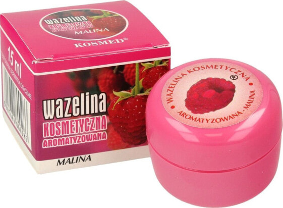 Kosmed Kosmed Wazelina kosmetyczna aromatyzowana - Malina 15ml