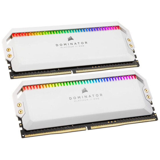 Corsair Dominator Platinum RGB DDR4-3200 RAM, CL16, XMP - 16 GB Dual-Kit, weiß