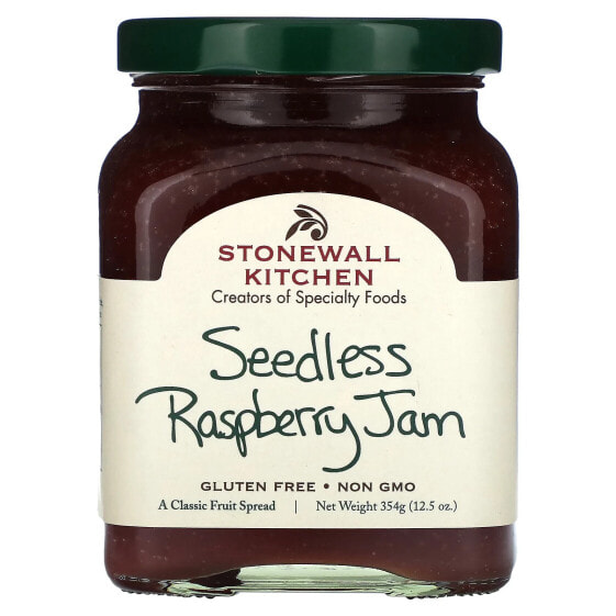 Stonewall Kitchen, Seedless Raspberry Jam, 12.5 oz (354 g)