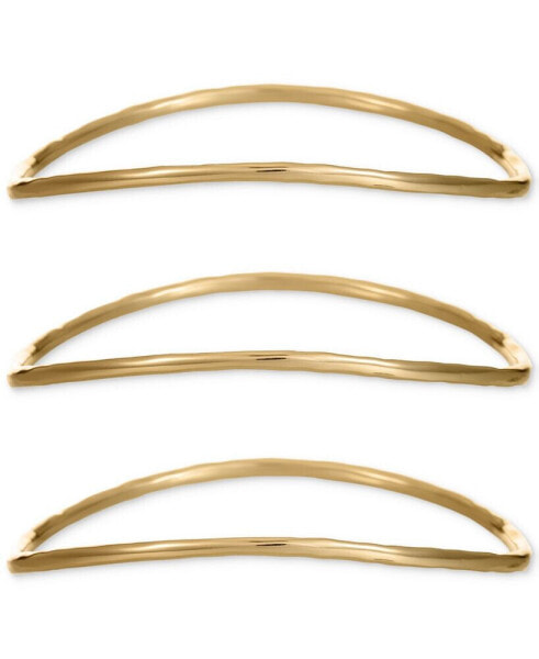 3-Pc. Set Twist Bangle Bracelets, Created for Macy's