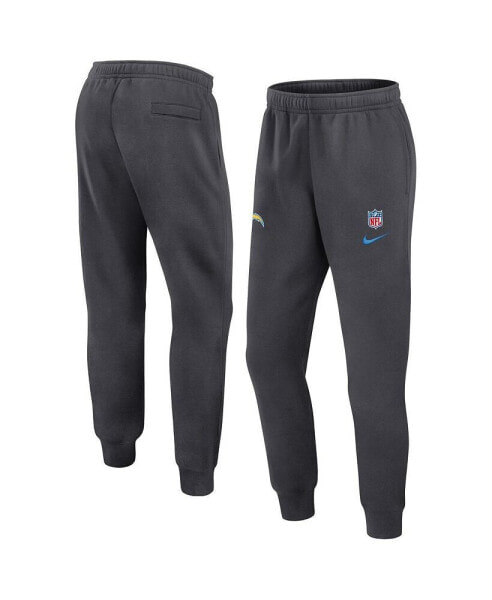 Men's Anthracite Los Angeles Chargers 2024 Sideline Club Pants