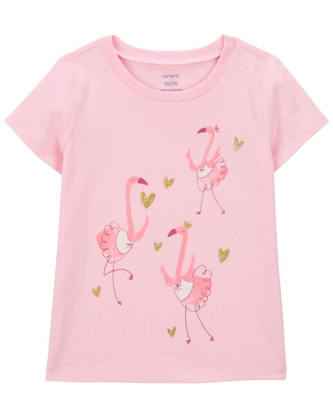 Toddler Flamingo Graphic Tee 5T