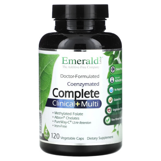 Витаминно-минеральный комплекс Emerald Laboratories CoEnzymated Complete Clinical + Multi, 120 капсул