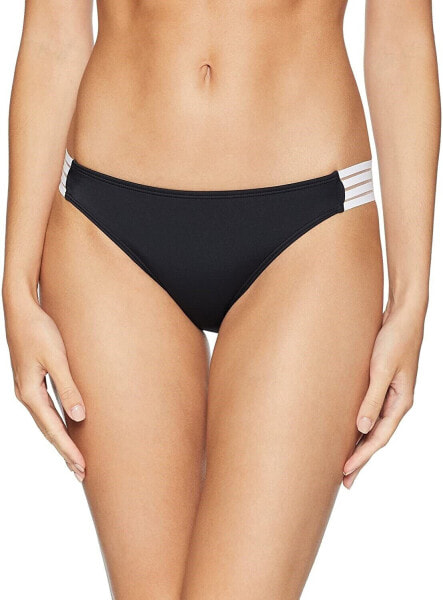 Roxy Women's 239696 Fitness Bikini Bottom Black Swimwear Size M