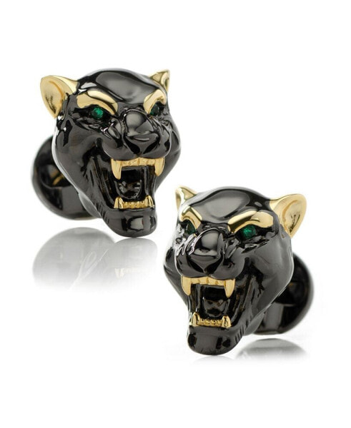 Запонки Ox & Bull Panther Black/Gold