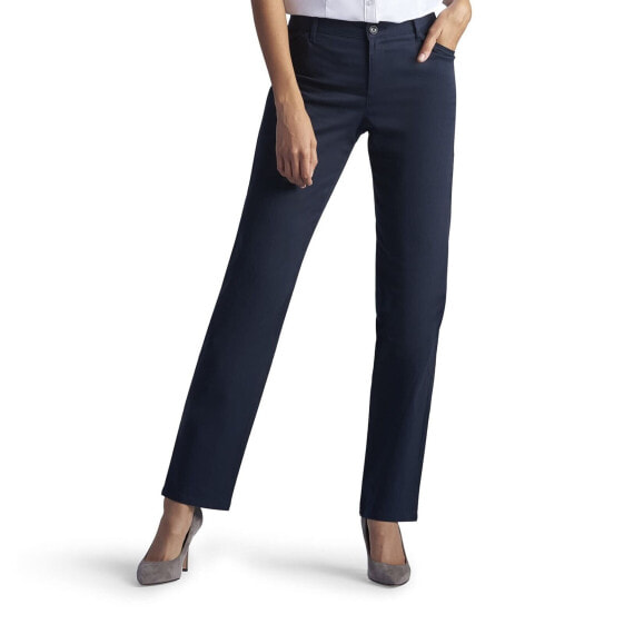 Lee 298115 Women's Relaxed Fit All Day Straight Leg Pant Imperial Blue 16 Long