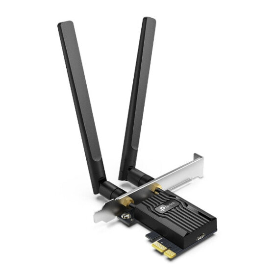 TP-LINK ARCHER TX55E - Wireless - PCI Express - WLAN / Bluetooth - Wi-Fi 6 (802.11ax) - 2402 Mbit/s - Black