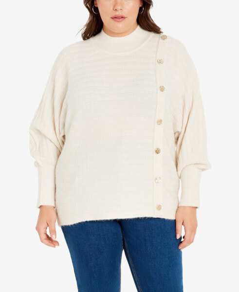 Plus Size Beata High Neck Sweater