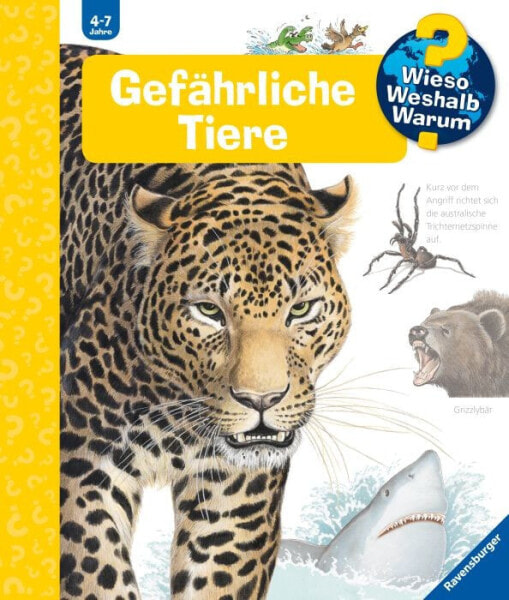Книга познавательная Ravensburger Опасные животные Wieso? Weshalb? Warum? WWW49