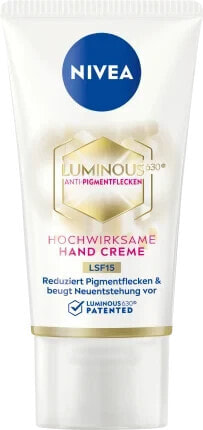 Handcreme Luminous Anti Pigmentflecken, LSF 15, 50 ml