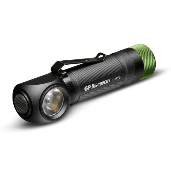 GP Battery GP Lighting CH35 - Hand flashlight - Black - Green - IPX4 - LED - 1 lamp(s) - 600 lm