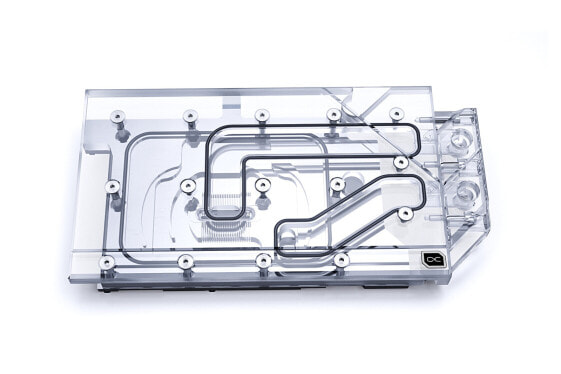 Alphacool Eisblock Aurora GPX-N - Water block + Heatsink - Acrylic - Aluminium - Transparent - FCC - NVIDIA GeForce RTX 3090 FE - 120.7 mm