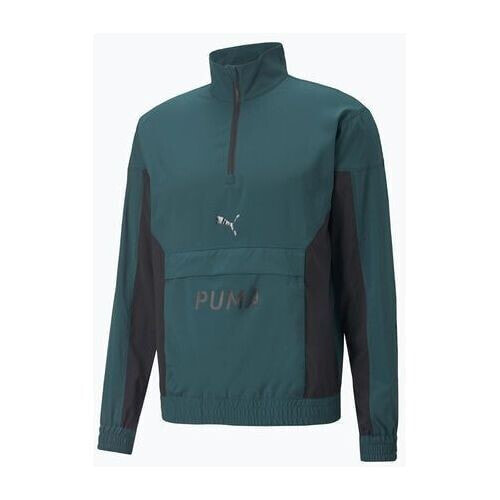 Kurtka Treningowa Męska Fit Woven 1/2 Zip Varsity Green