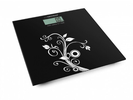 Напольные весы Esperanza EBS003 электронные, 180 кг, закаленное стекло, черный/белый