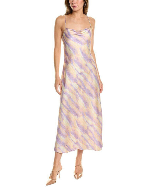 Vince Ikat Maxi Dress Women's L