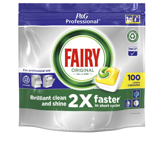 FAIRY ALL IN 1 LEMON dishwasher safe 100 capsules