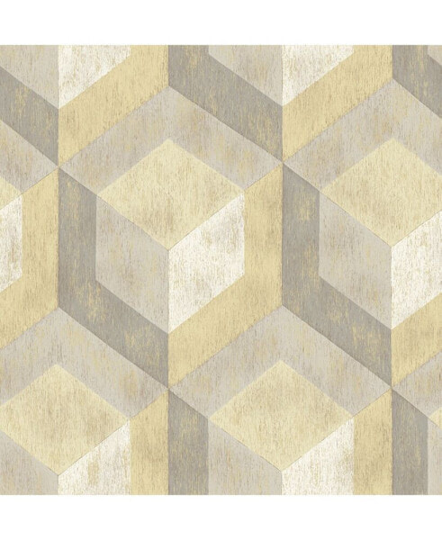 Rustic Wood Tile Wallpaper - 396" x 20.5" x 0.025"