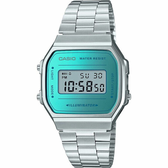 Мужские часы Casio A168WEM-2EF Серебристый