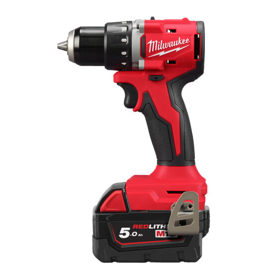 Milwaukee M18 Akku-Bohrschrauber M18 BLDDRC-502C, 2x 5,0 Ah und Ladegerät in HD-Box