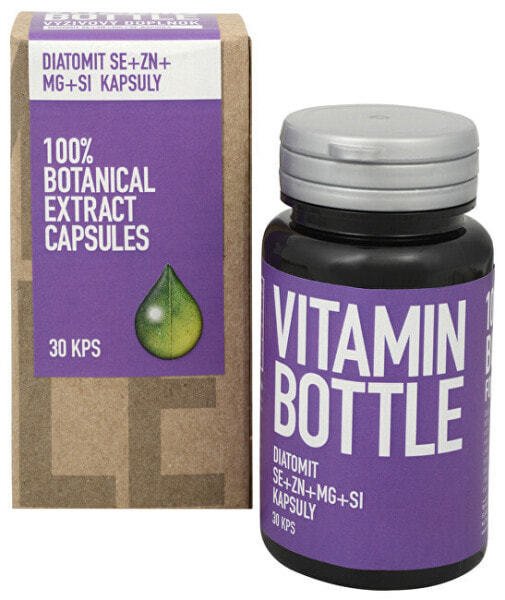 Витамины для регуляции гормонального фона Vitamin Bottle Диатомит + Zn + Mg + Si 30 капсул