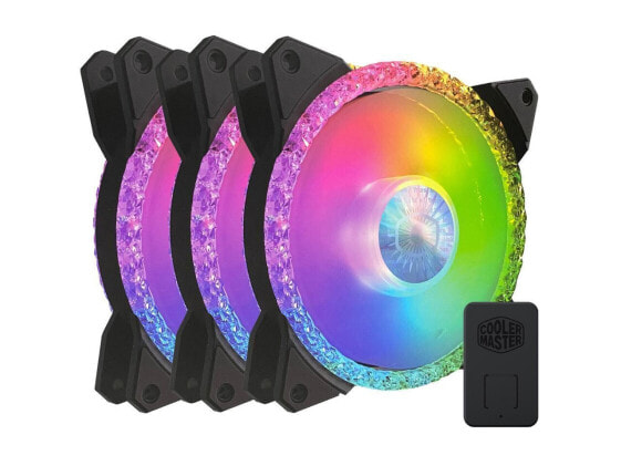 MasterFan MF120 Prismatic(3 in 1 with ARGB LED Controller)Addressable RGB 120mm