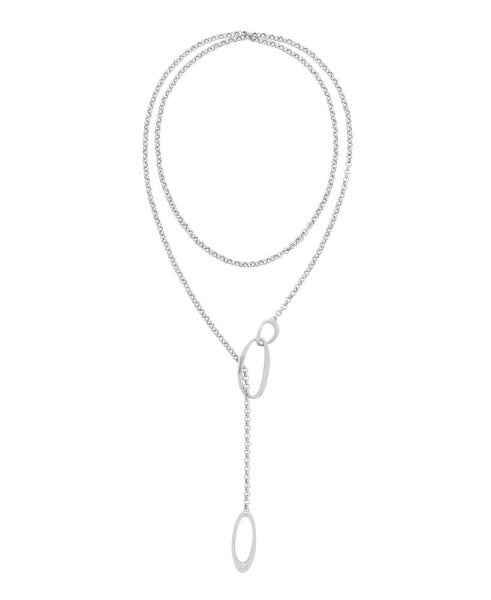 Calvin Klein women's Stainless Steel Oval Chain Necklace