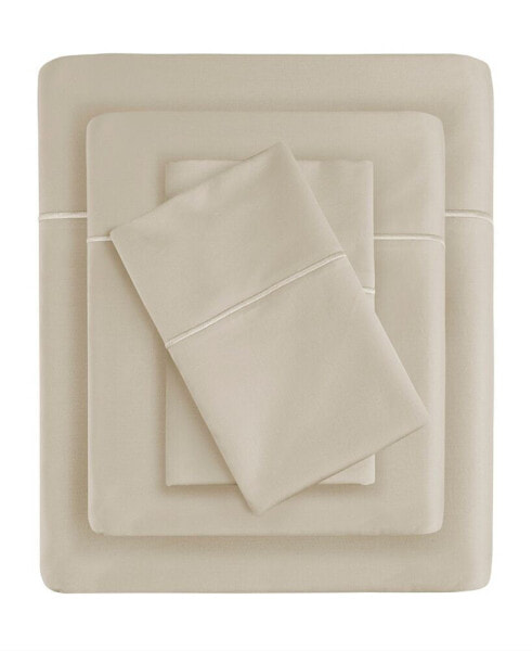 600 Thread Count Pima Cotton Sateen 7-pc Sheet Set, Split King