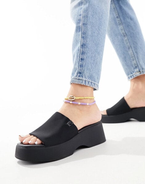 ALDO Yassu chunky mule sandals in black