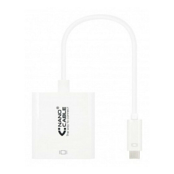 Адаптер USB-C к DVI NANOCABLE 10.16.4103 (15 см)