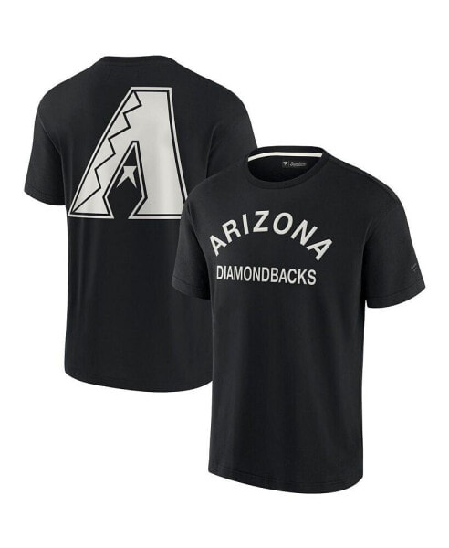 Men's and Women's Black Arizona Diamondbacks Super Soft Short Sleeve T-shirt